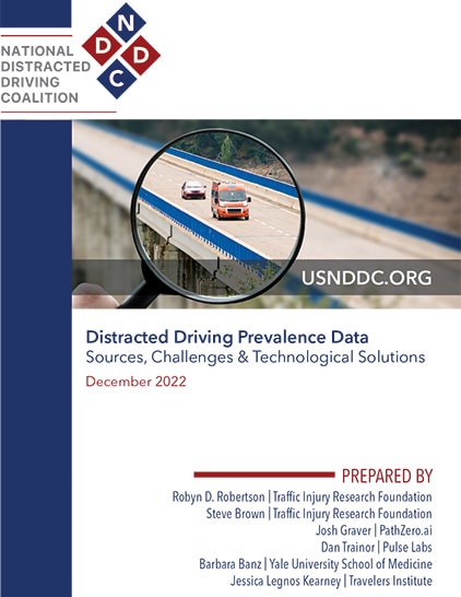 Distracted Driving Prevalence Data: Sources Challenges & Technological Solutions