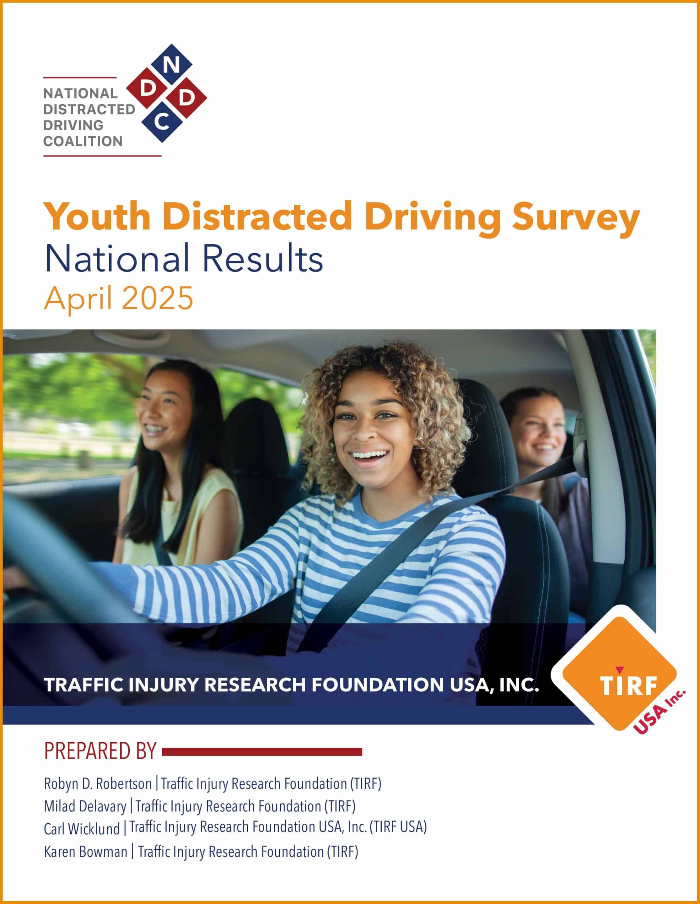Youth Distracted Driving Survey: National Results